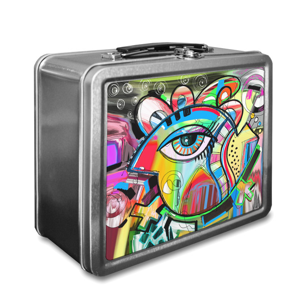 Custom Abstract Eye Painting Lunch Box