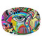 Abstract Eye Painting Microwave & Dishwasher Safe CP Plastic Platter - Main
