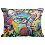 Abstract Eye Painting Decorative Baby Pillowcase - 16"x12"