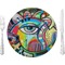Abstract Eye Painting Dinner Plate