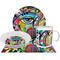 Abstract Eye Painting Dinner Set - 4 Pc (Personalized)