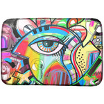 Abstract Eye Painting Dish Drying Mat