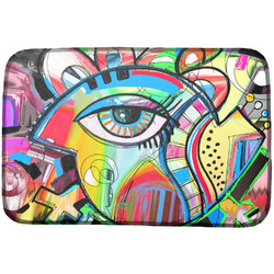Abstract Eye Painting Dish Drying Mat