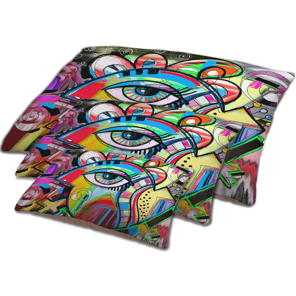 Abstract Eye Painting Dog Beds - MAIN (sm, med, lrg)