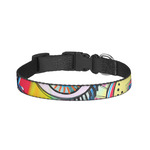 Abstract Eye Painting Dog Collar - Large