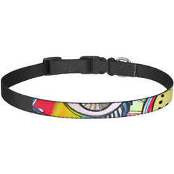 Abstract Eye Painting Dog Collar - Large