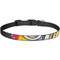 Abstract Eye Painting Dog Collar - Large - Front