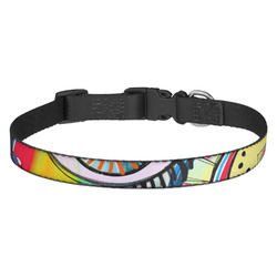 Abstract Eye Painting Dog Collar