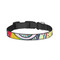 Abstract Eye Painting Dog Collar - Small - Front