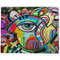 Abstract Eye Painting Dog Food Mat - Large without Bowls