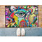 Abstract Eye Painting Door Mat - LIFESTYLE (Med)