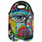 Abstract Eye Painting Double Wine Tote - Flat (new)