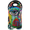Abstract Eye Painting Wine Tote Bag (2 Bottles)
