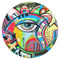 Abstract Eye Painting Drink Topper - Small - Single