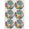 Abstract Eye Painting Drink Topper - XLarge - Set of 6