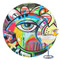 Abstract Eye Painting Drink Topper - XLarge - Single with Drink