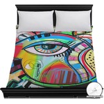 Abstract Eye Painting Duvet Cover - Full / Queen