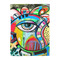 Abstract Eye Painting Duvet Cover - Twin - Front