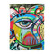 Abstract Eye Painting Duvet Cover - Twin XL - Front