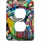 Abstract Eye Painting Electric Outlet Plate