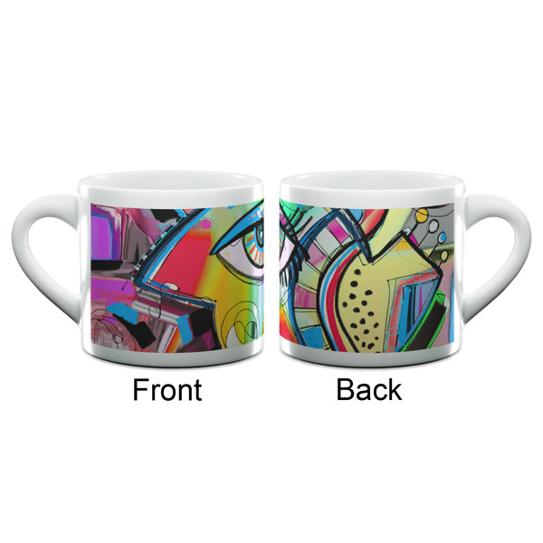 Abstract Eye Painting Espresso Cup - 6oz (Double Shot) (APPROVAL)