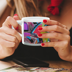 Abstract Eye Painting Double Shot Espresso Cup - Single