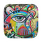Abstract Eye Painting Face Cloth-Rounded Corners