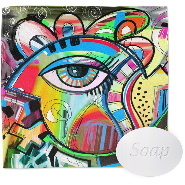 Custom Abstract Eye Painting Washcloth