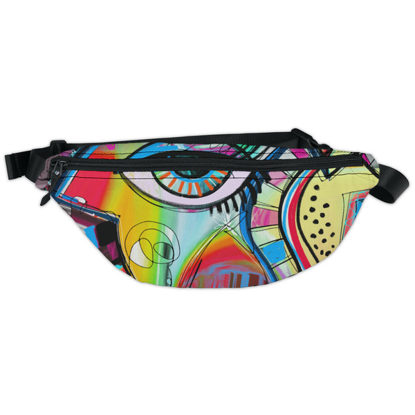 Custom Abstract Eye Painting Fanny Pack - Classic Style