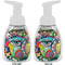 Abstract Eye Painting Foam Soap Bottle Approval - White