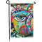 Abstract Eye Painting Garden Flag