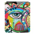 Abstract Eye Painting Genuine Leather iPad Sleeve