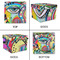 Abstract Eye Painting Gift Boxes with Lid - Canvas Wrapped - Large - Approval