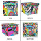 Abstract Eye Painting Gift Boxes with Lid - Canvas Wrapped - Medium - Approval