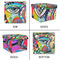 Abstract Eye Painting Gift Boxes with Lid - Canvas Wrapped - Small - Approval