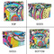 Abstract Eye Painting Gift Boxes with Lid - Canvas Wrapped - XX-Large - Approval