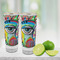 Abstract Eye Painting Glass Shot Glass - 2 oz - LIFESTYLE