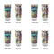 Abstract Eye Painting Glass Shot Glass - 2 oz - Set of 4 - APPROVAL