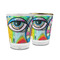 Abstract Eye Painting Glass Shot Glass - PARENT/MAIN
