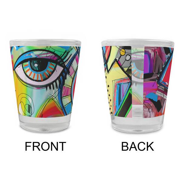 Abstract Eye Painting Glass Shot Glass - Standard - APPROVAL
