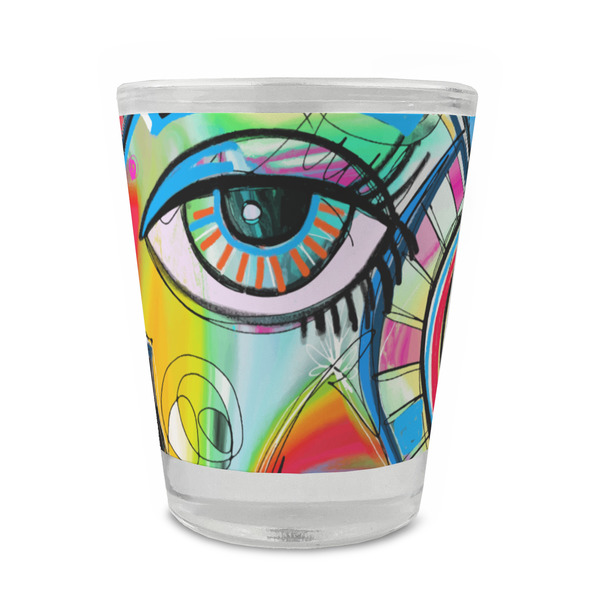 Abstract Eye Painting Glass Shot Glass - Standard - FRONT
