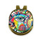 Abstract Eye Painting Golf Ball Hat Marker Hat Clip - Front & Back
