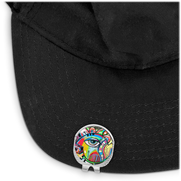 Abstract Eye Painting Golf Ball Marker Hat Clip - Main