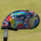 Abstract Eye Painting Golf Club Cover - Front