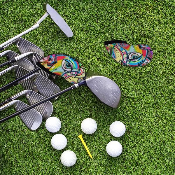 Abstract Eye Painting Golf Club Covers - LIFESTYLE