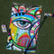 Abstract Eye Painting Golf Towel Gift Set