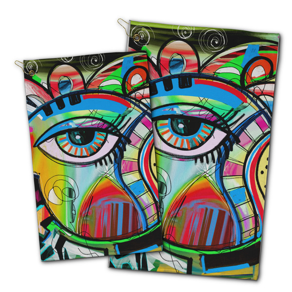 Abstract Eye Painting Golf Towel - PARENT (small and large)