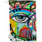 Abstract Eye Painting Golf Towel (Personalized)