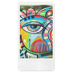 Abstract Eye Painting Guest Towels - Full Color