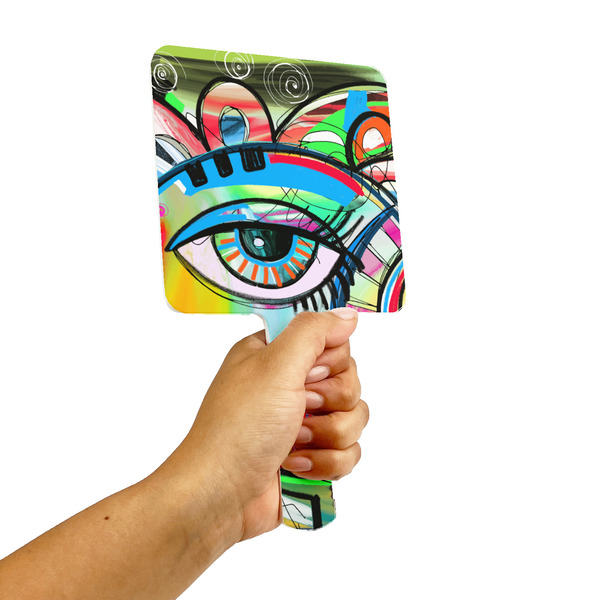 Abstract Eye Painting Hand Mirrors - Alt View